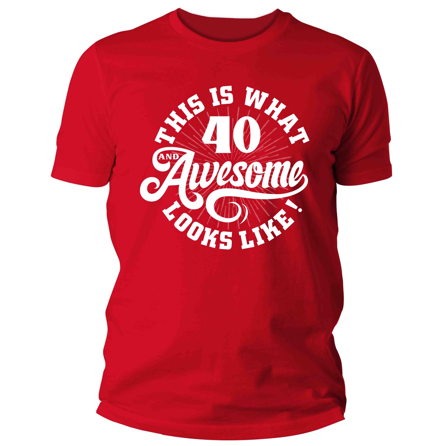 Men s Funny 40th Birthday T Shirt 40 And Awesome Shirts Forty Birthday Shirts Shirt For 40th Birthday MakerPlace by Michaels