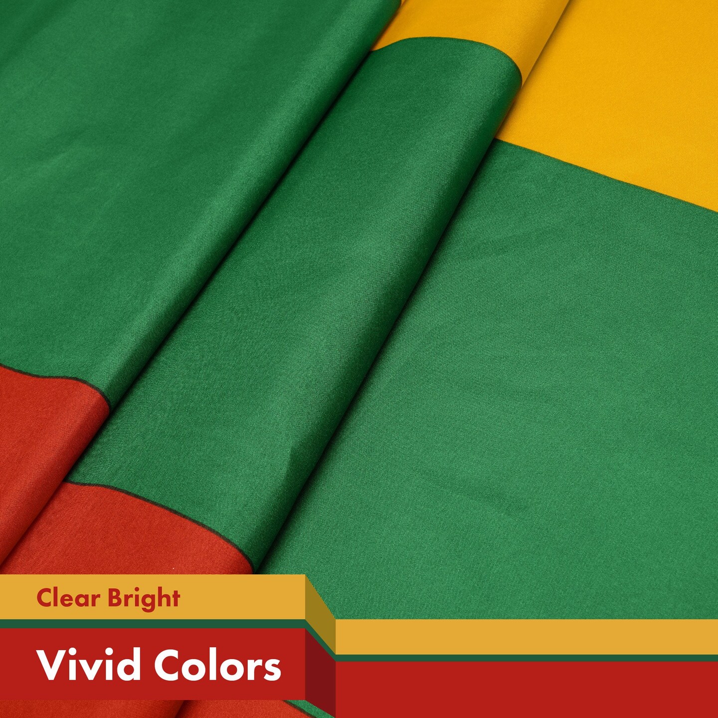 Lithuania Lithuanian Flag 3x5 Ft 3-Pack Printed 150D Polyester