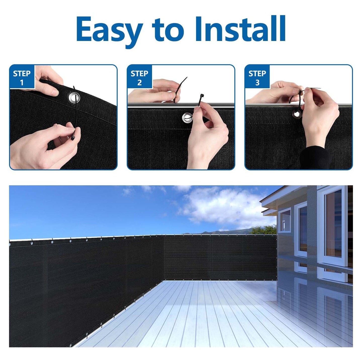 Privacy Screen Fence, Heavy Duty Fence Privacy Screen Outdoor 6&#x27; x 50&#x27;