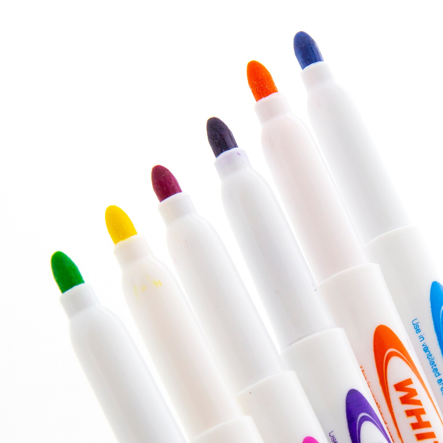 BAZIC Fine Tip Bright Color Dry-Erase Marker (6/Pack)