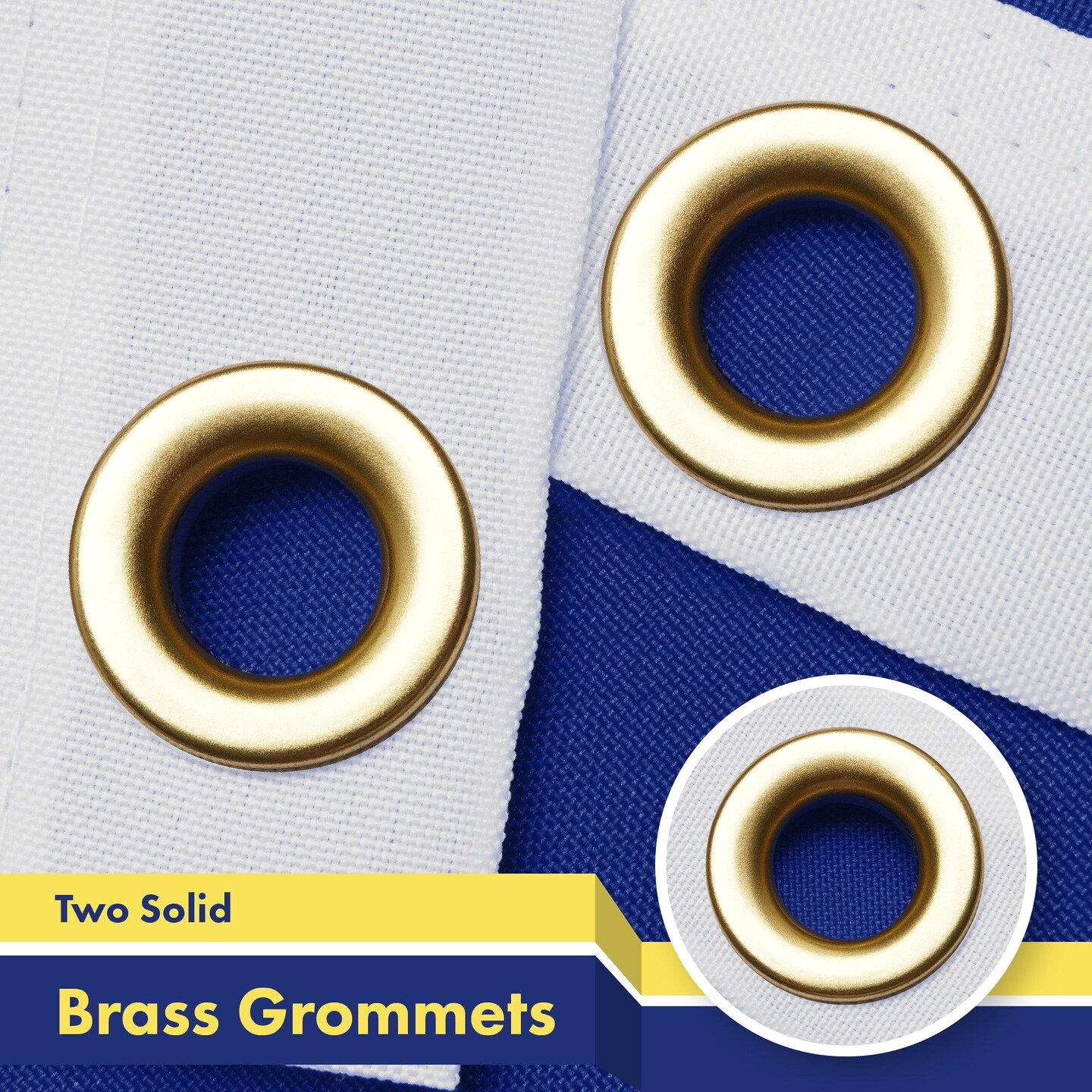 G128 Combo Pack: American USA Flag 3x5 Ft 150D &#x26; Maine ME State Flag 3x5 Ft 300D | Both LiteWeave Pro Series Printed Poly, Brass Grommets