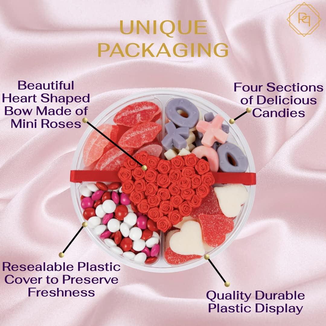 Love Candy &#x26; Chocolate Gift | Chocolate and Sour Gummy Candy Assortment | Chocolate and Gummies Candy for any Occasion | Gift for Mothers day and Lovers