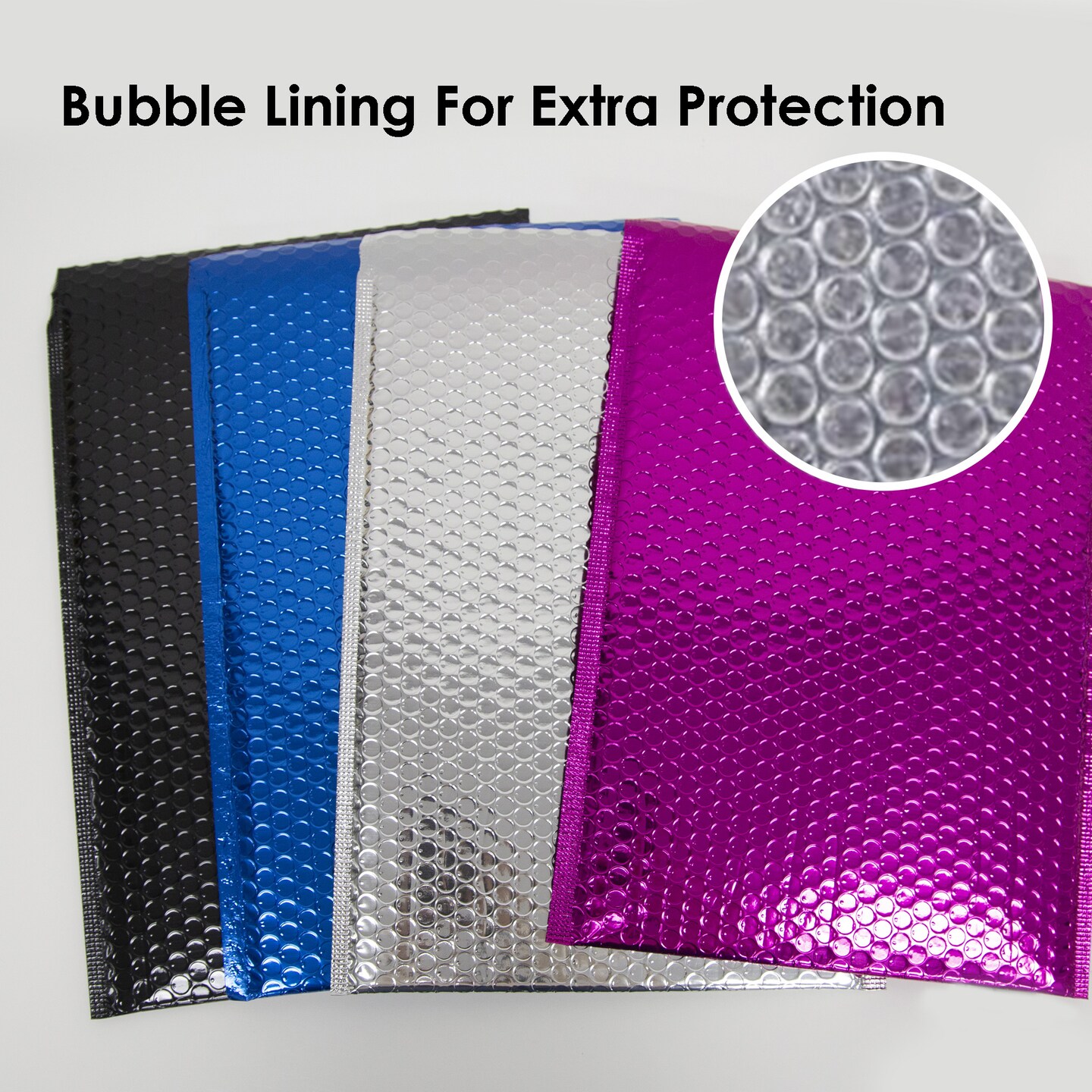 BAZIC Metallic Bubble Mailer (#5) 10.5&#x22; x 15&#x22;