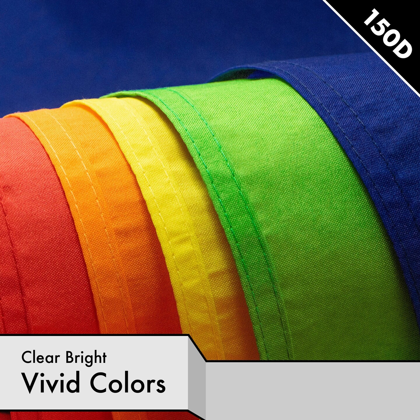 G128 5 Pack: Solid White Color Flag | 2.5x4 Ft | LiteWeave Pro Series Printed 150D Polyester | Indoor/Outdoor, Vibrant Colors, Brass Grommets, Thicker and More Durable Than 100D 75D Polyester