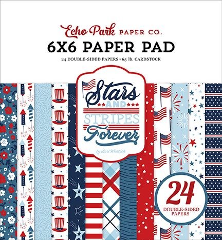 Echo Park Stars and Stripes Forever 6X6 Pad