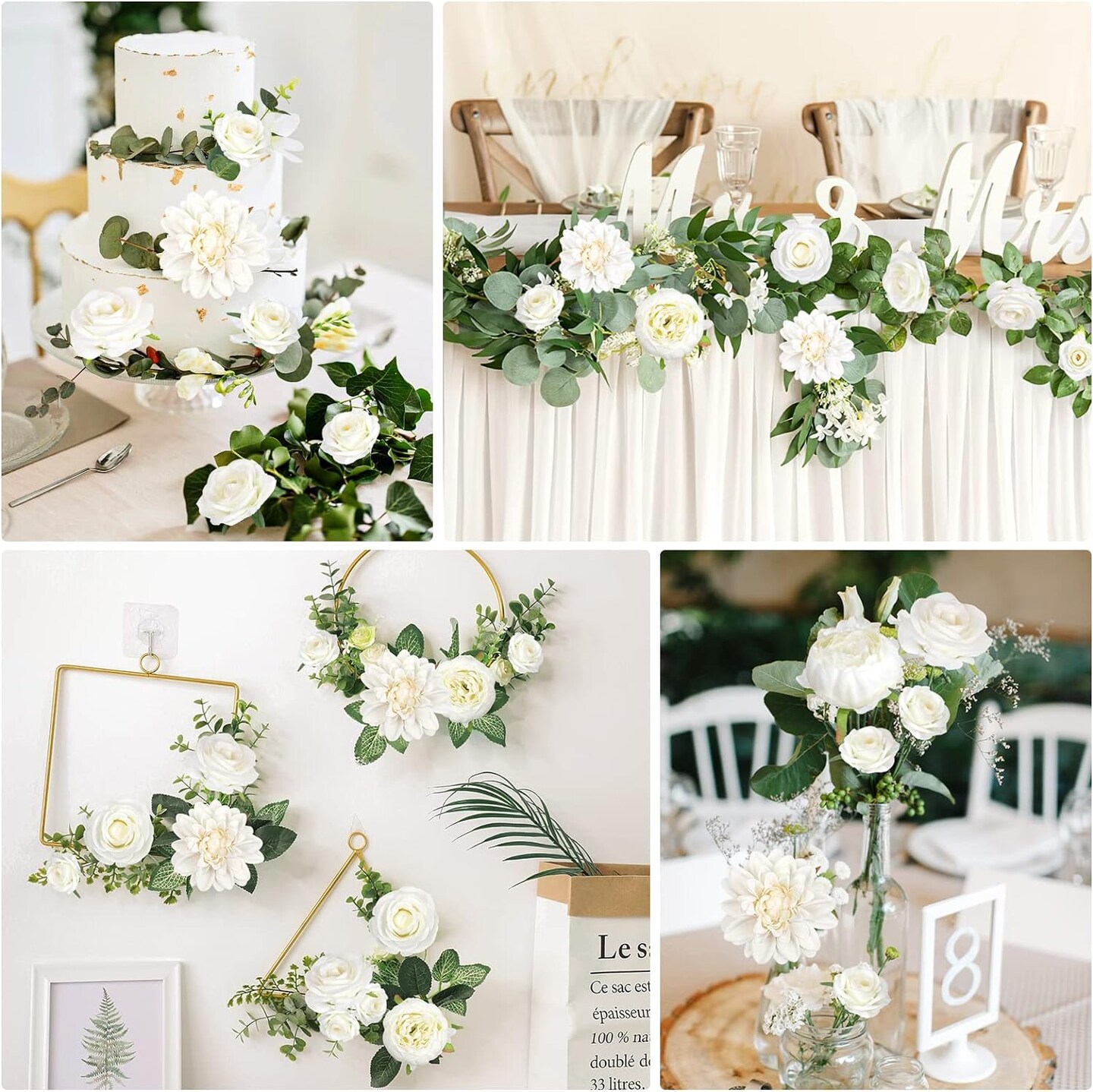 Silk Mix Flower Combo: Peony, Rose, Hydrangea, Daisy