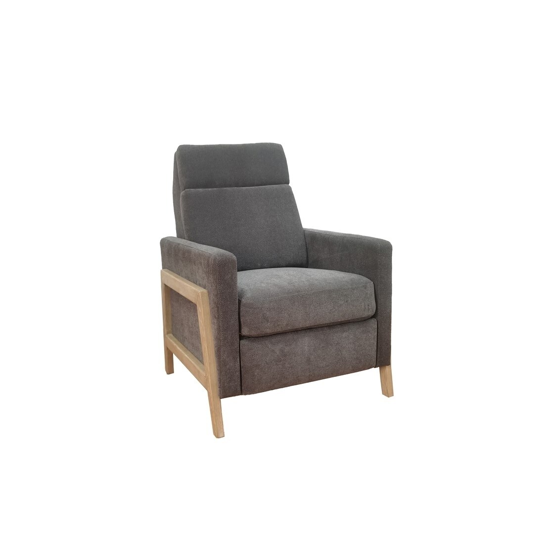 Gracie Mills Ezekiel Wood-Framed Comfort Recliner - GRACE