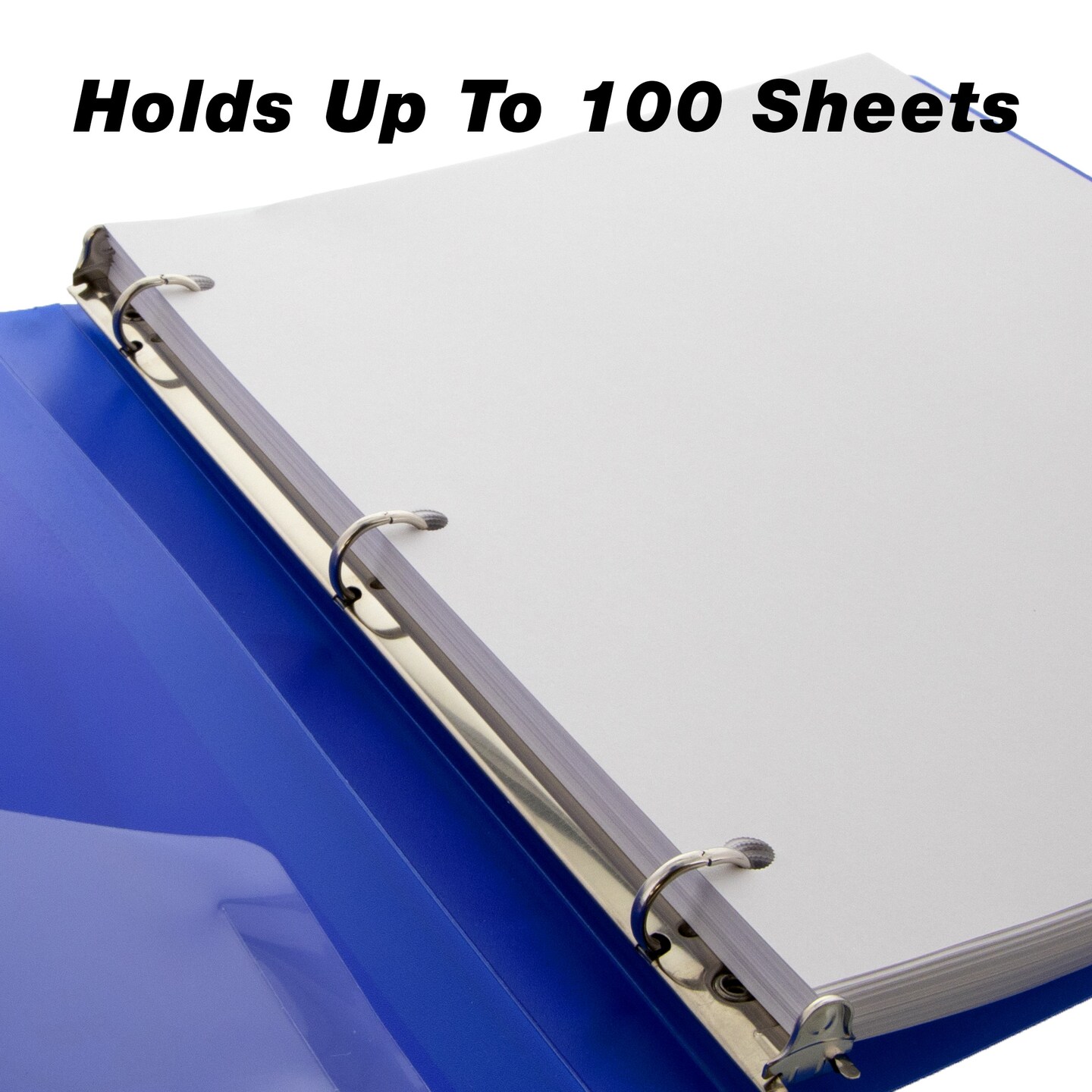 BAZIC 0.5&#x22; Poly 3-Ring View Presentation Binder w/ Pocket