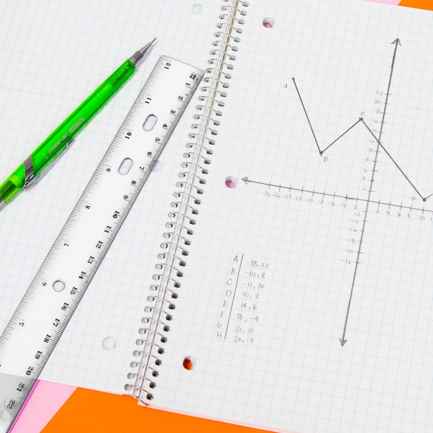 BAZIC Clear Ruler 12&#x22; (30cm)
