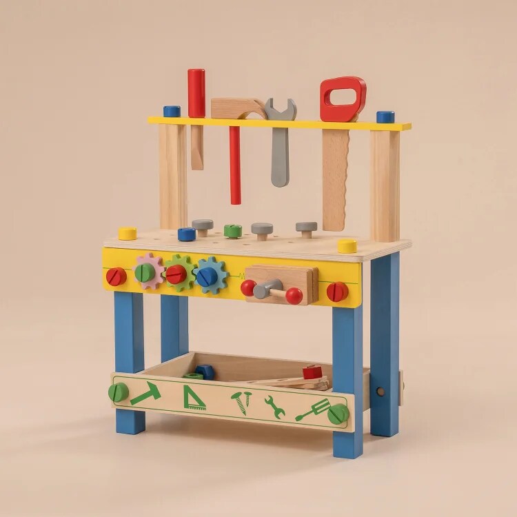 ROBUD Tool Workbench for Toddler Kids Play Tool Bench WGJ02