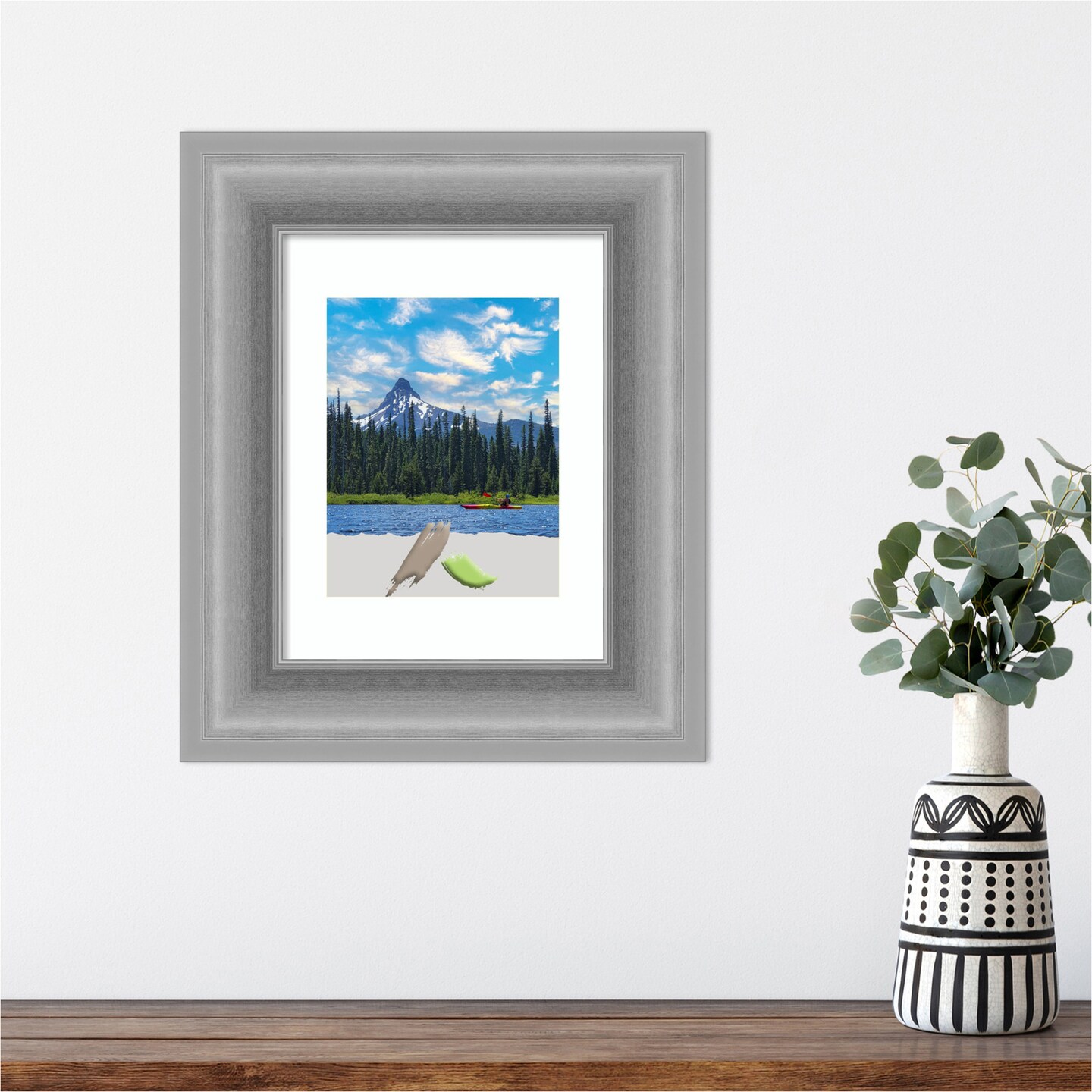 Peak Polished Nickel Picture Frame, Photo Frame, Art Frame