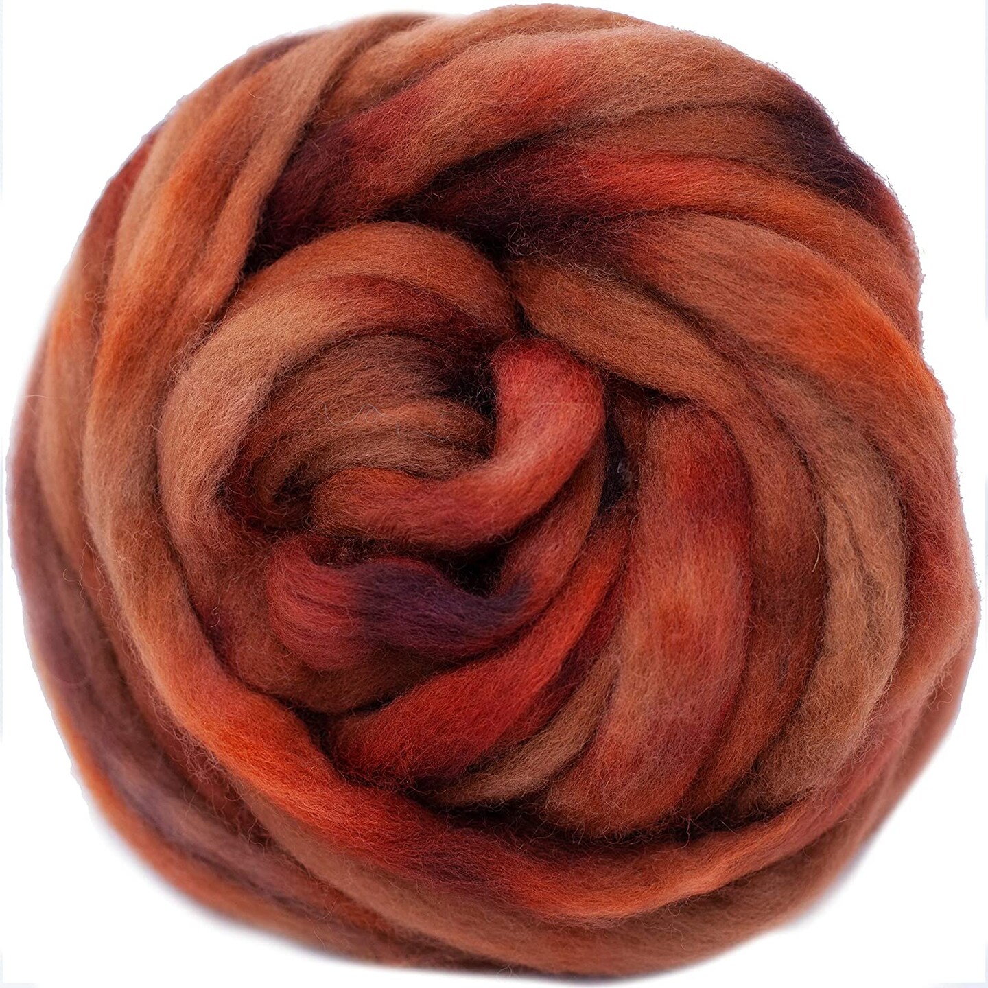 Hand Dyed BFL Wool Roving: Gorgeous tonal colorways for easy needle felting, hand spinning or weaving. Choose 1oz or 4oz