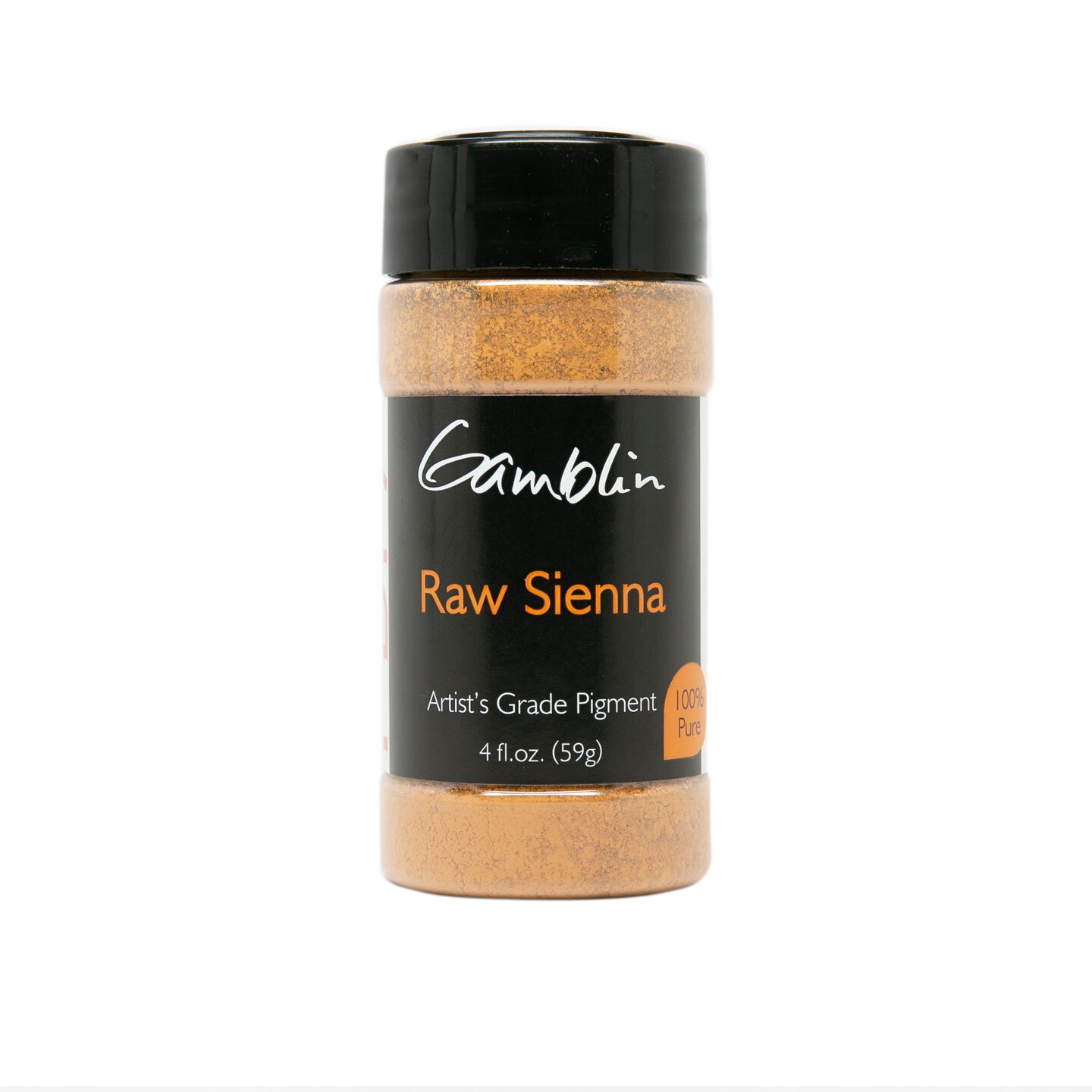 Gamblin Artist&#x27;s Color Dry Pigment, 4 oz., Raw Sienna