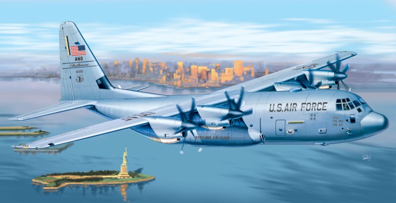 Italeri  1/72 C-130 J HERCULES Plastic Model