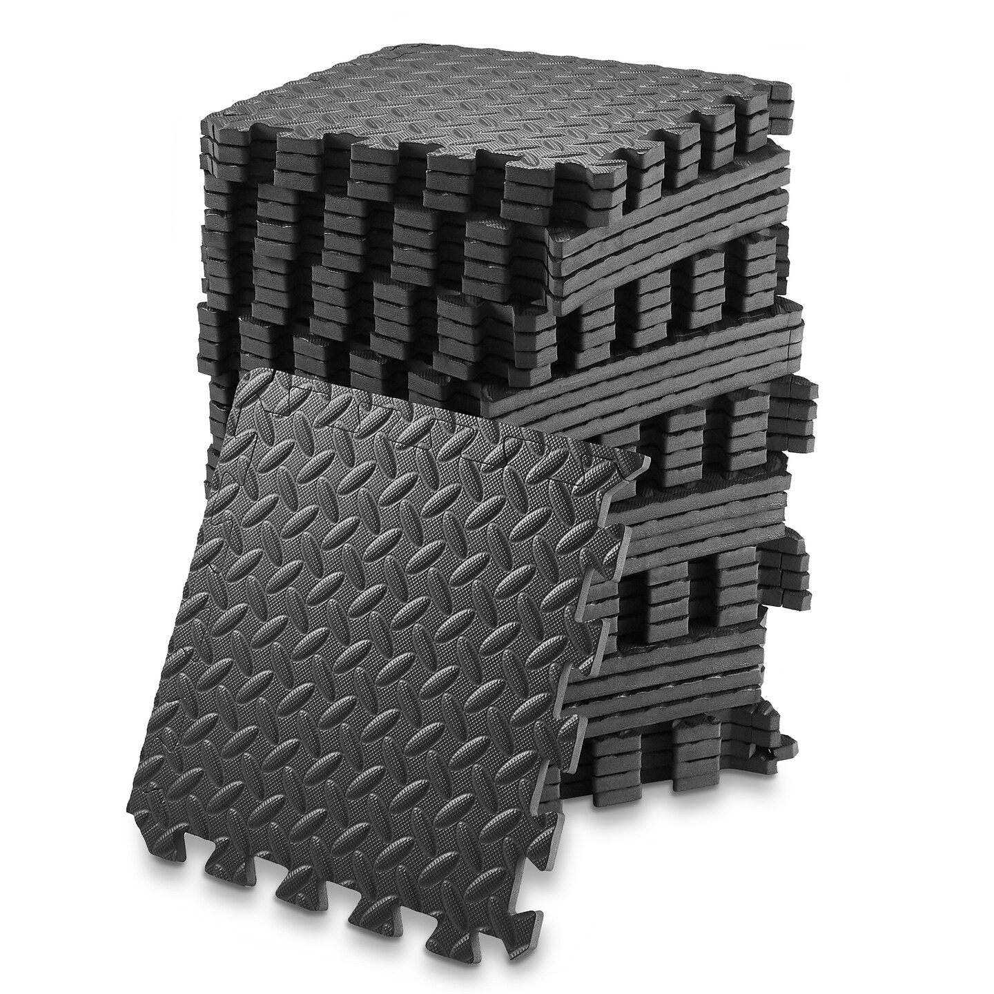 Philosophy Gym Exercise Flooring Mats - Foam Rubber Interlocking Puzzle Floor Tiles 12 - 120 SQFT