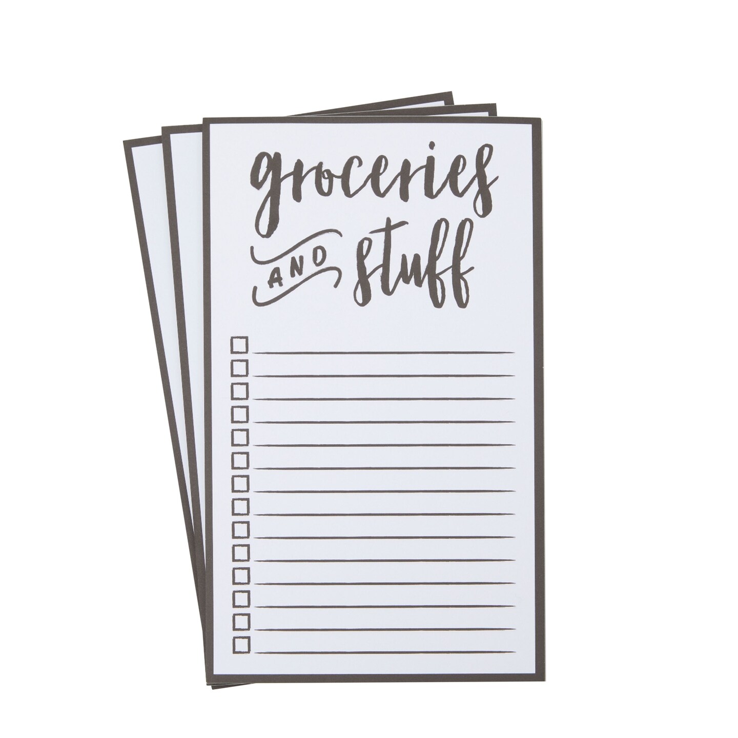 Magnetic Grocery List Pad For Refrigerator 50 Sheets Each 4 5 X 7 5 Magnetic Grocery List Pad For Refrigerator 50 Sheets Each 4 5 X 7 5