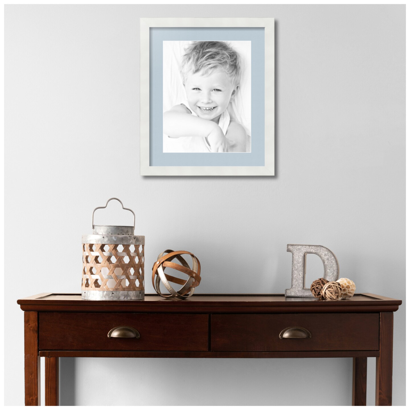 ArtToFrames 15x18&#x22; Matted Picture Frame with 11x14&#x22; Single Mat Photo Opening Framed in 1.25&#x22; White and 2&#x22; Mat (FWM-3966-15x18)