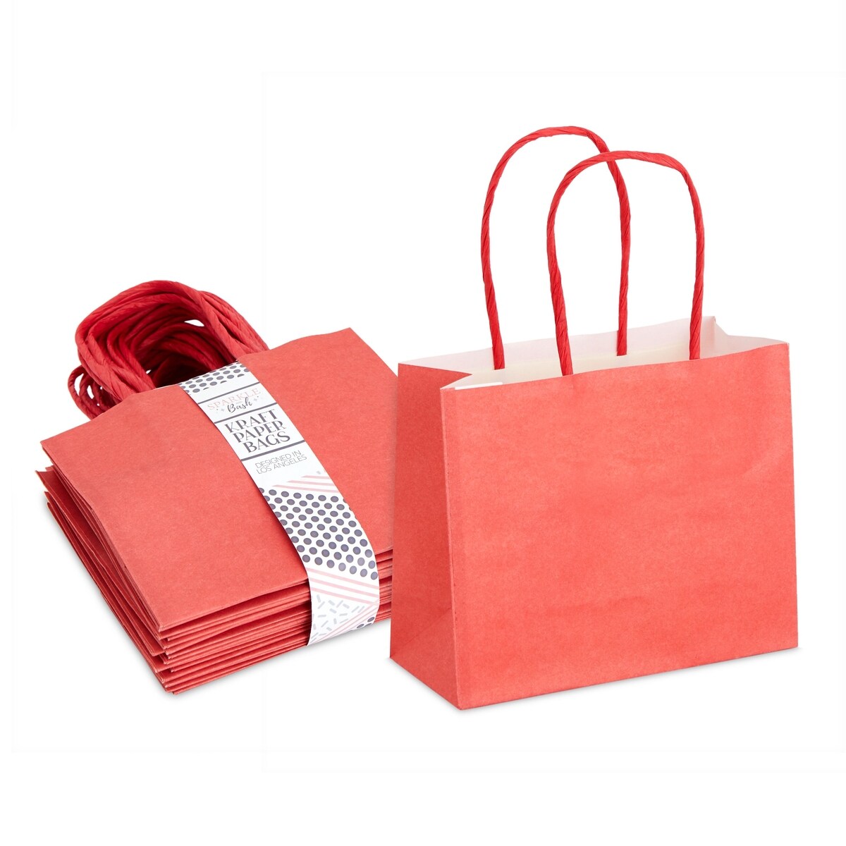 Buy Paper Bags in Red Colour  Shopping Bags Direct