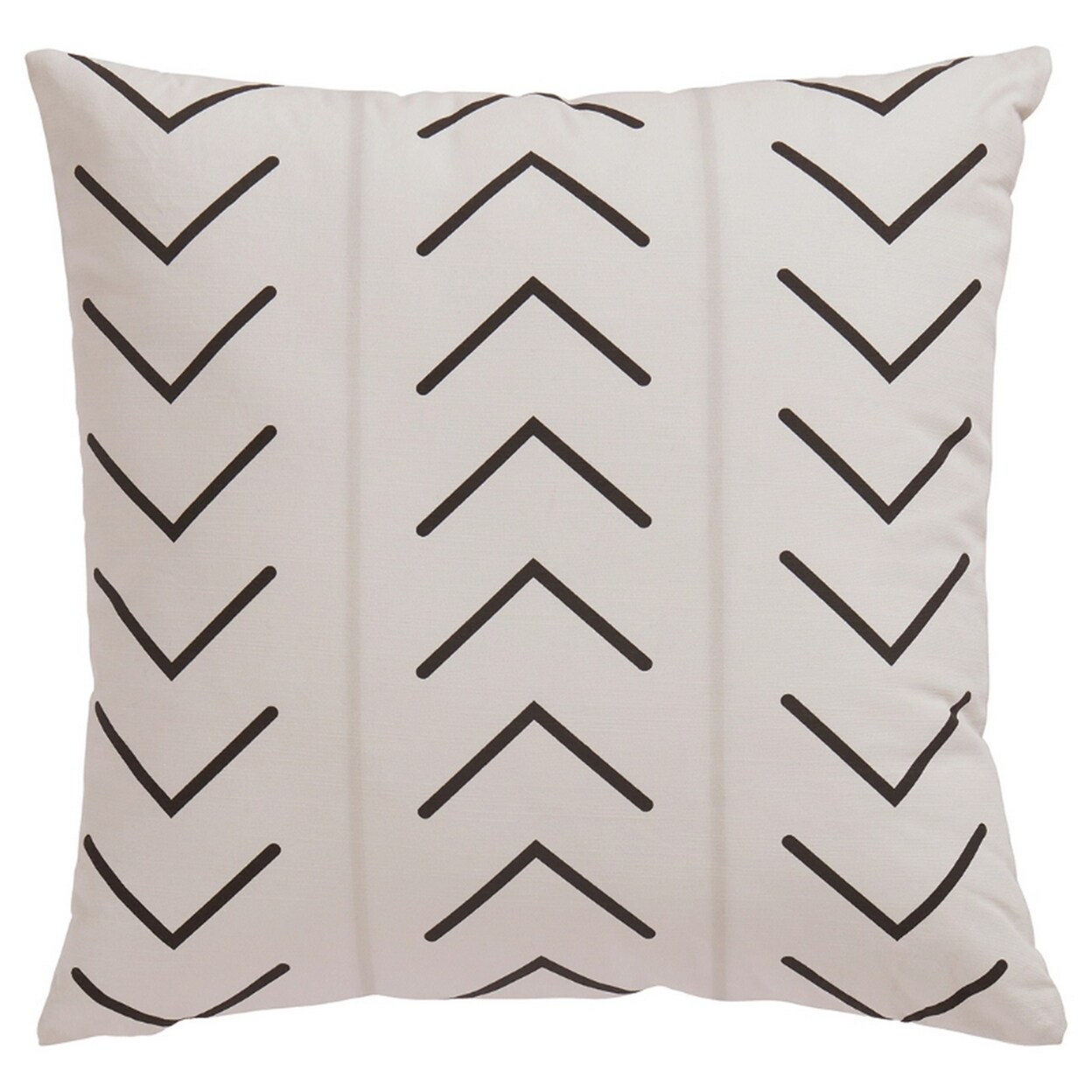 Saltoro Sherpi Pillow with Arrow Design, Set of 4, Black and White-