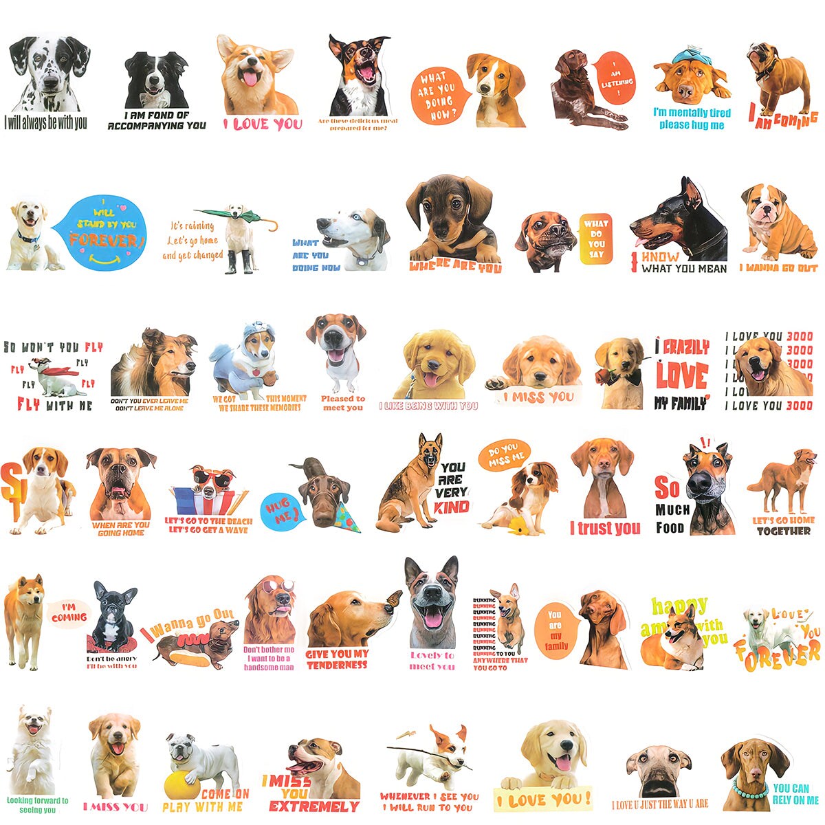 Wrapables Waterproof Vinyl Stickers for Water Bottles, Laptop, Phones, Skateboards, Decals for Teens, 100pcs