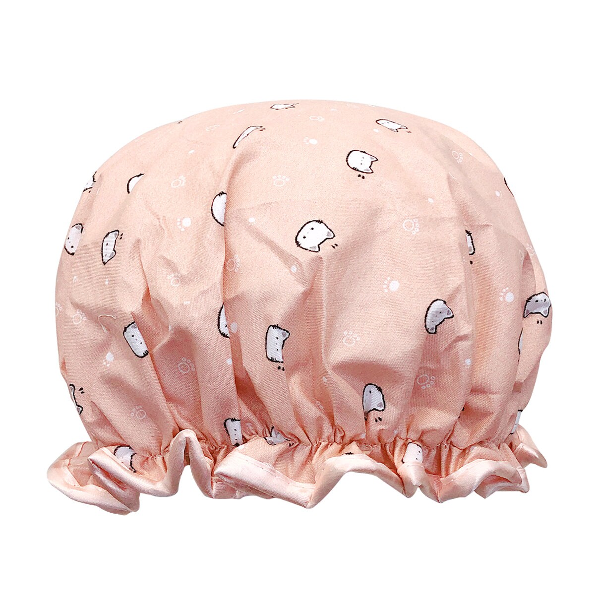 Wrapables Reusable Women's Waterproof Shower Caps for Long Hair