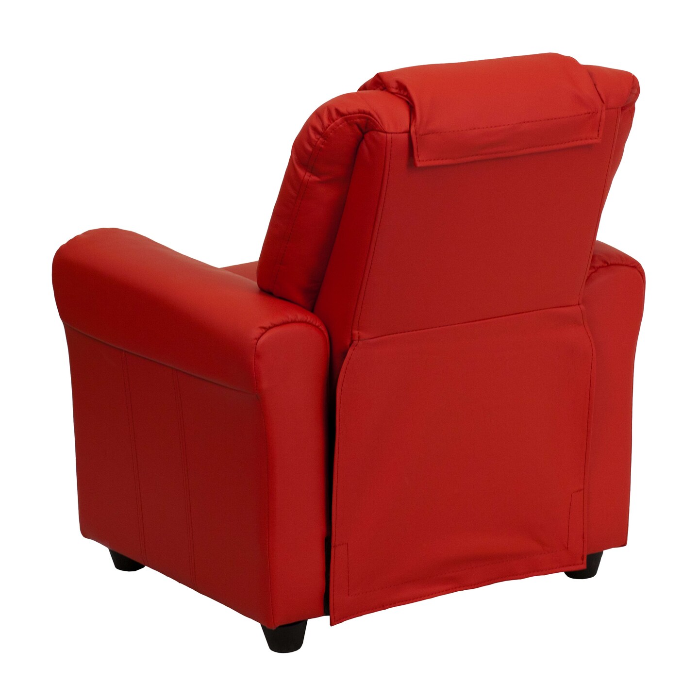 Emma and Oliver Contemporary Kids Recliner with Cup Holder and Headrest