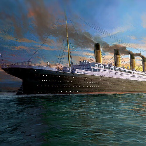 Academy  1/400 The White Star Liner Titanic Plastic Model