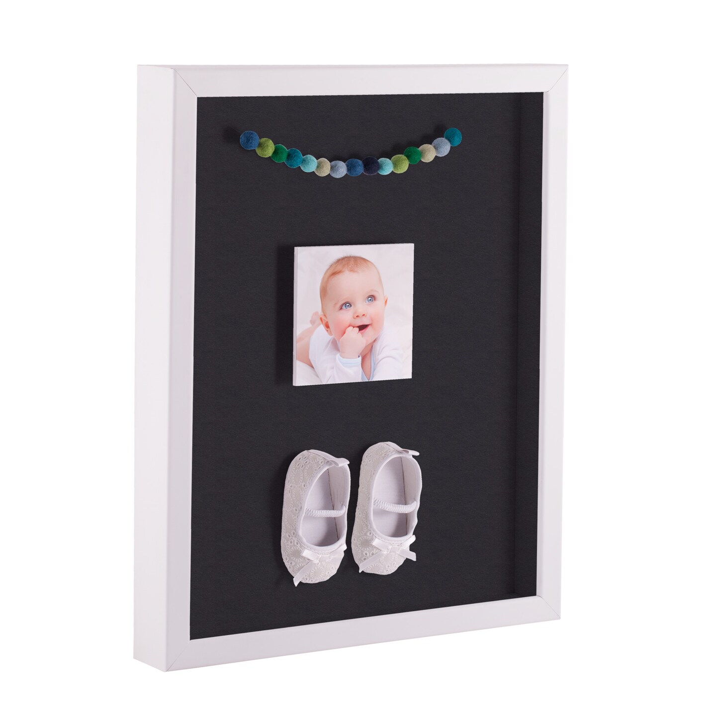 ArtToFrames 10x10 Inch Shadow Box Picture Frame, with a Satin White 1