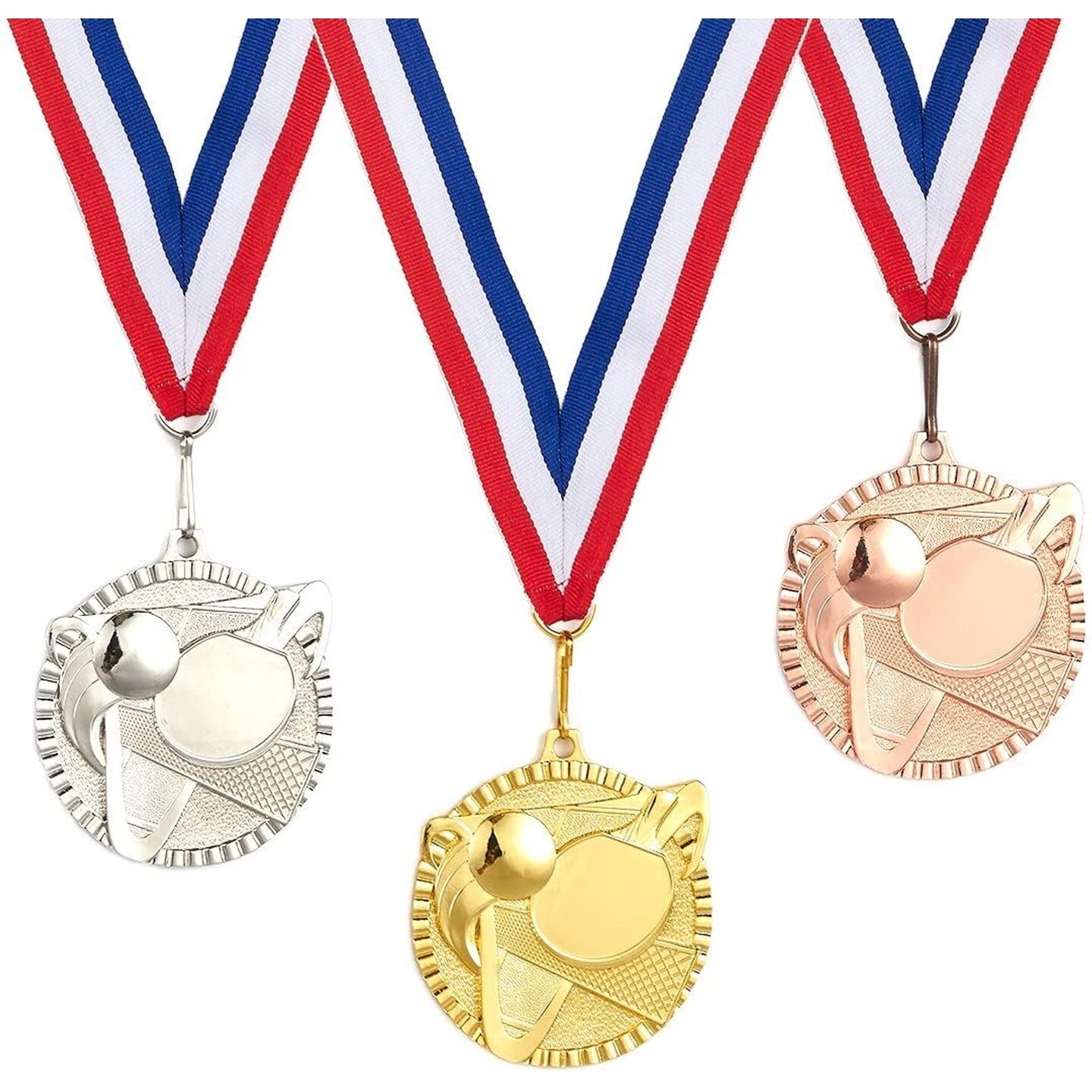 PATIKIL 2″ Ping Pong Edals, Table Tennis Award Edals Gold Edal With