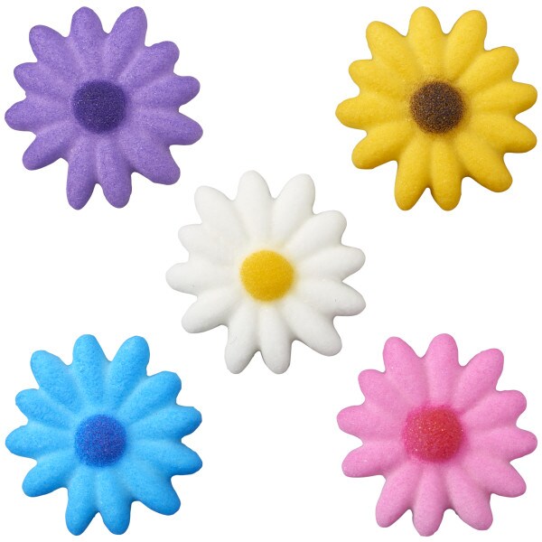 Medium Daisies Assortment Dec-Ons&#xAE; Decorations 12ct