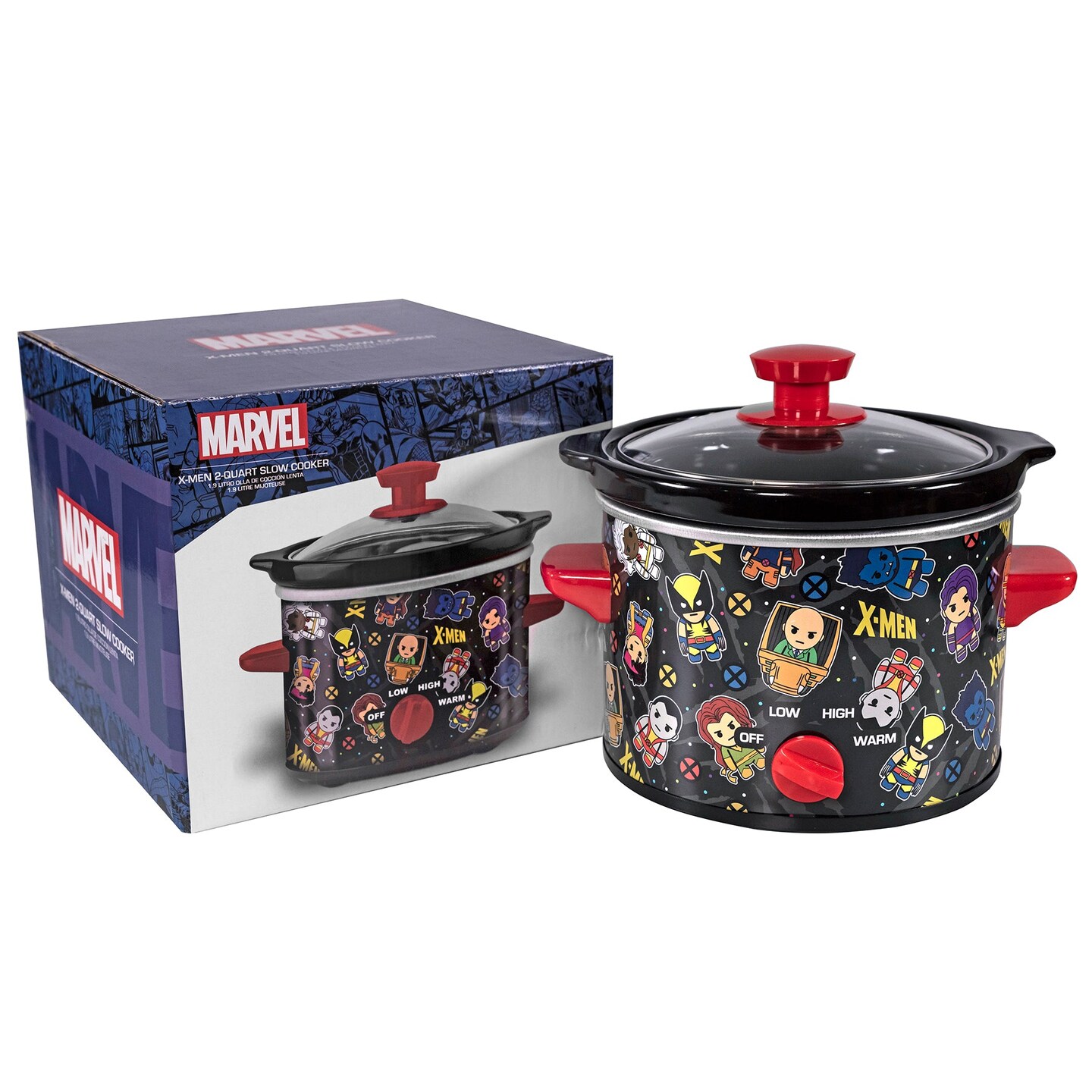 Uncanny Brands Marvel X-Men Kawaii 2qt Slow Cooker