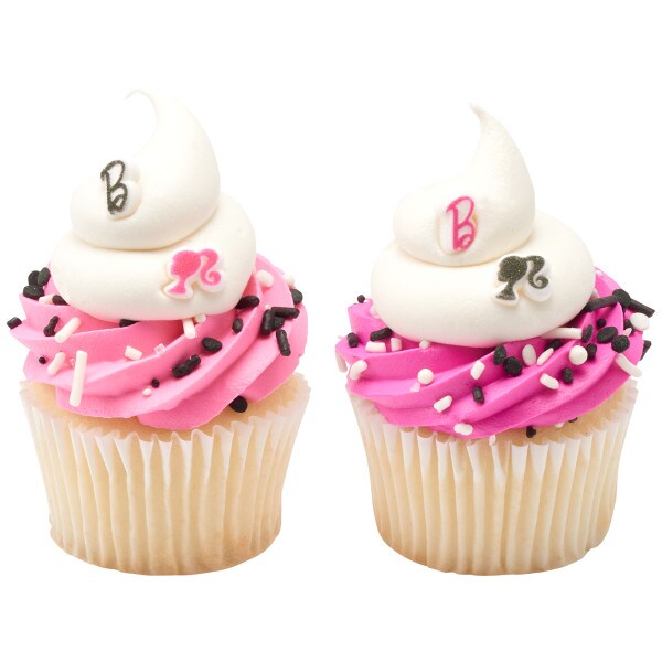 Barbie&#x2122; B and Silhouette Dec-Ons&#xAE; Decorations 12ct