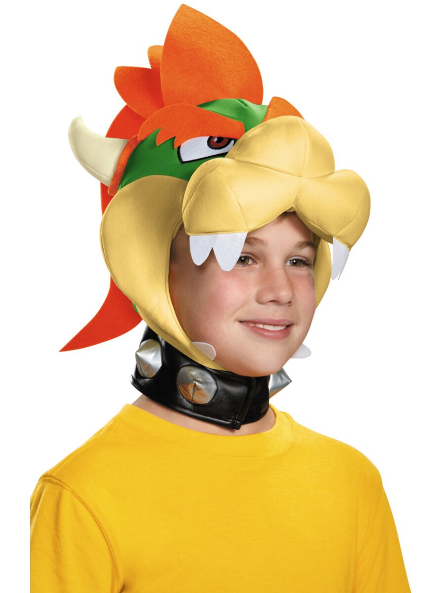 Nintendo Mario Brothers Childs Bowser Headpiece Hat Costume Accessory