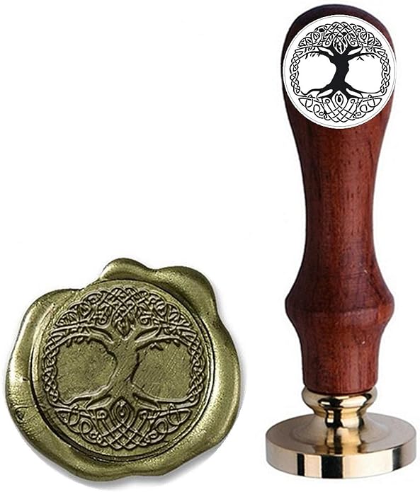 Viking Rune Vegvisir Wax Seal Stamp Custom Viking Rune Sealing Wax Stamp Vegvisir Wax Stamp Custom Wedding Invitation