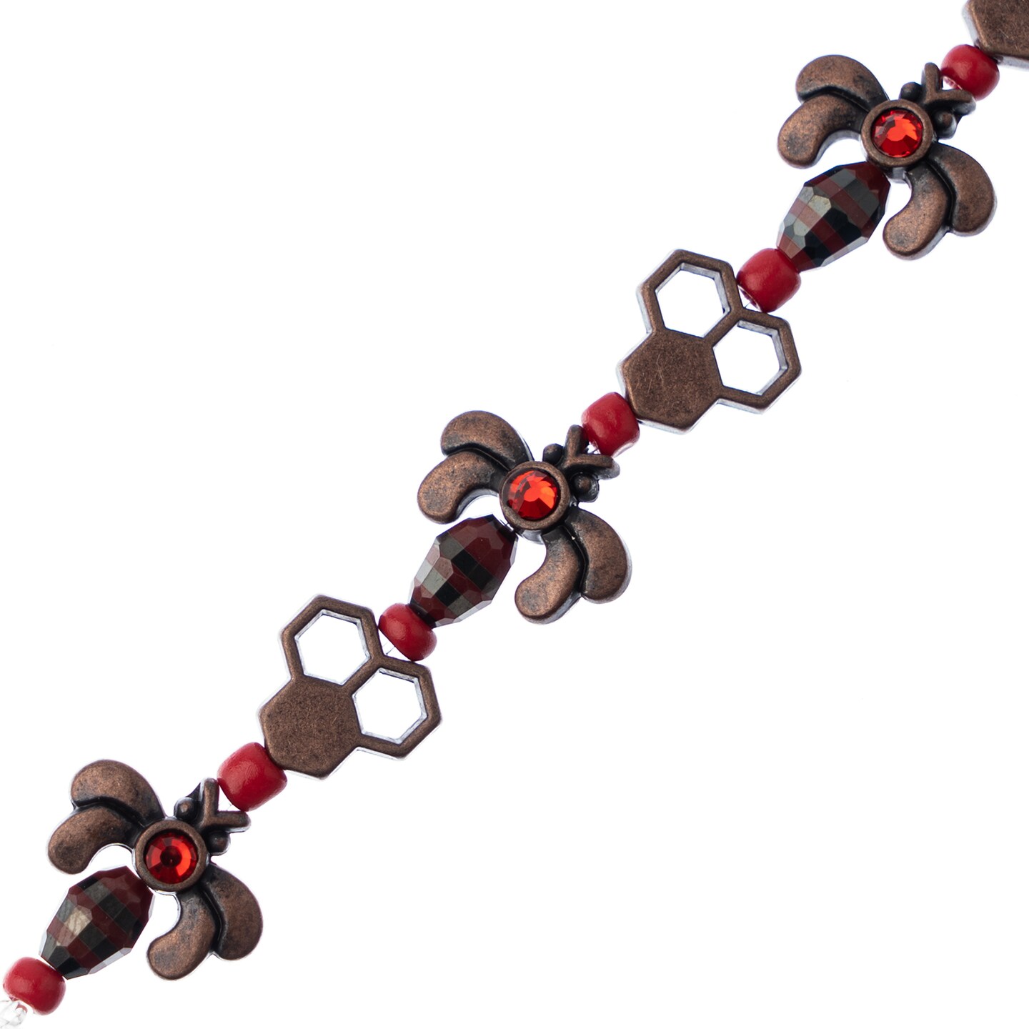 John Bead 5 inch Honeycomb &#x26; Bumble Bee Bead Strand