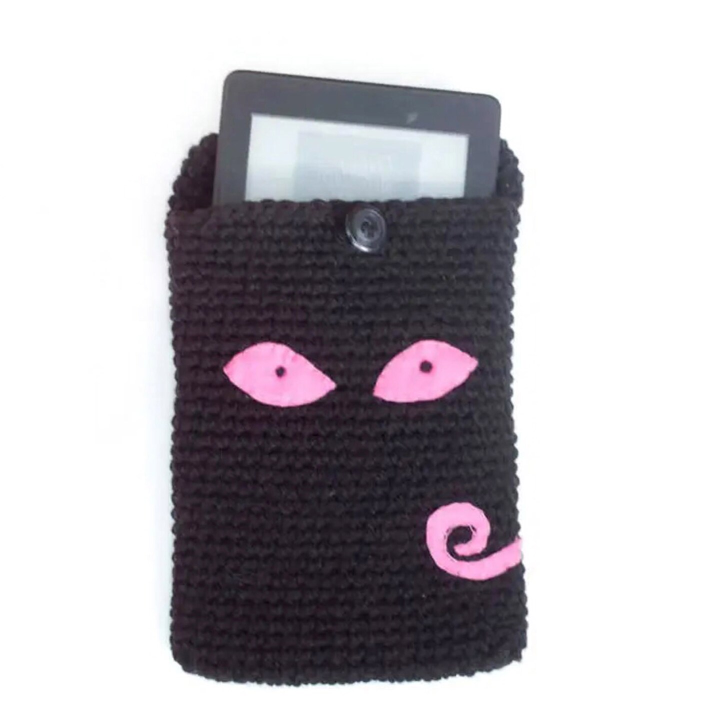 Crochet Animal E-Reader, Kindle Case, Cat, Dog, Fox, Owl, Pig