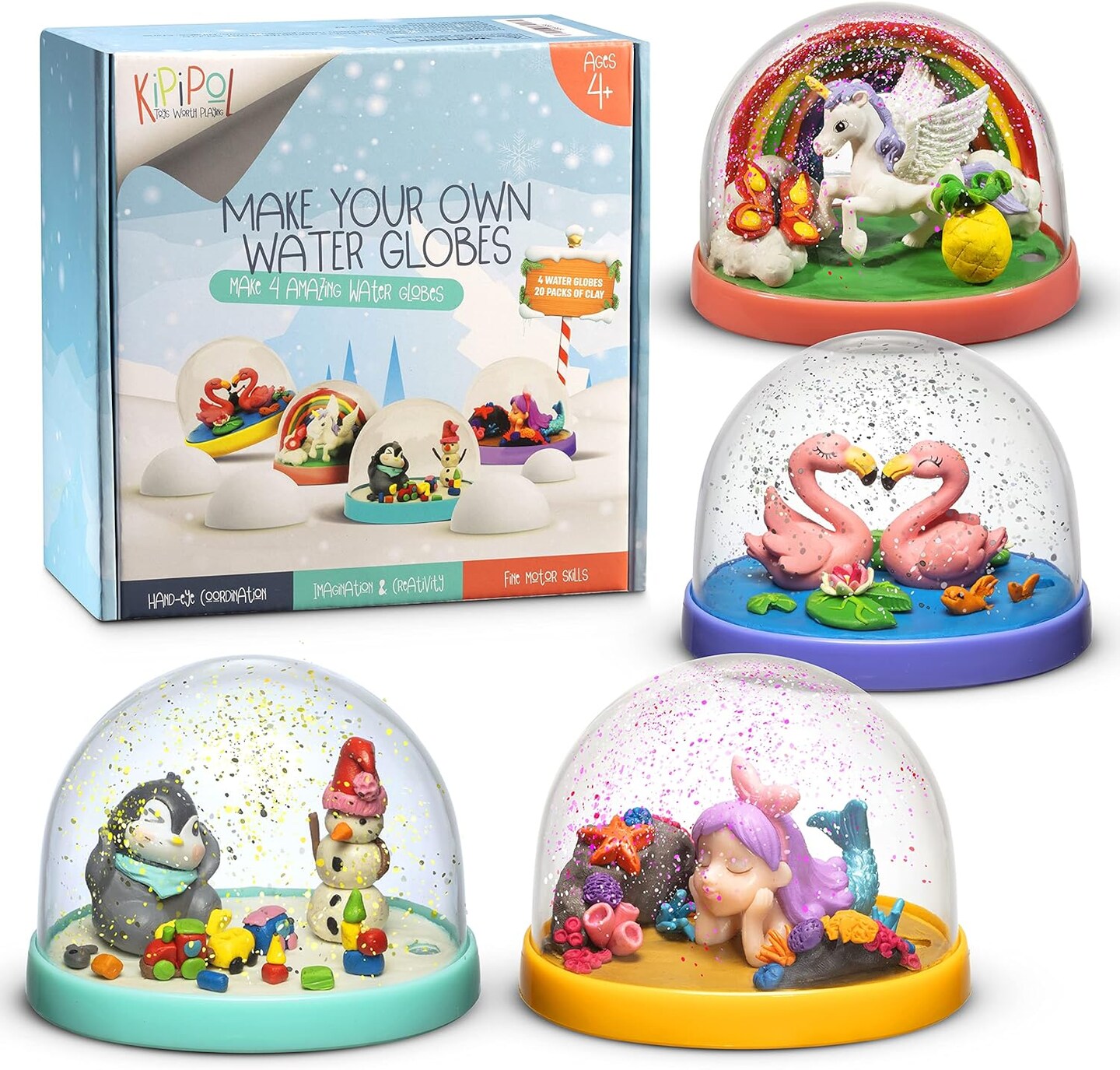 Snow Globe Making Kit for Kids - Make Your Own Snow Globes for Girls w ...