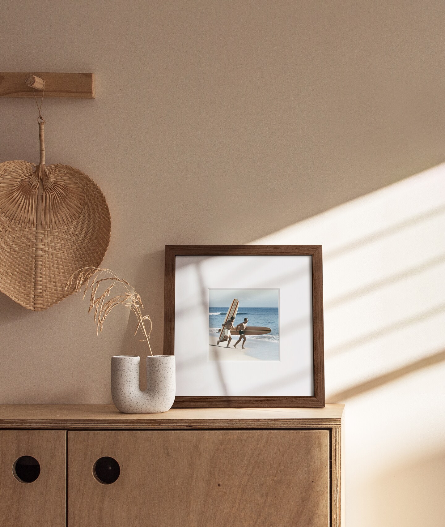 Haus and Hues Oak Wood Picture Frames Matted with Real Glass