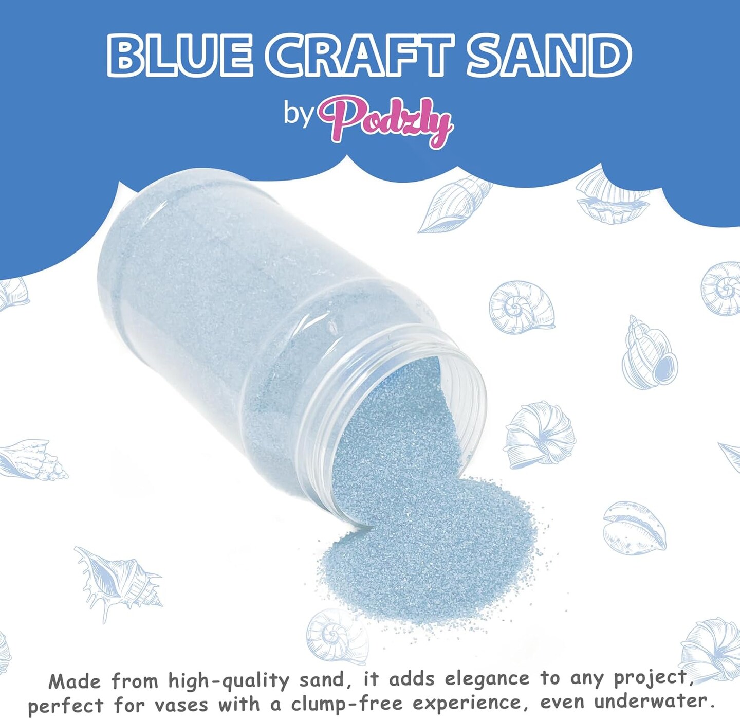 5 lb Decorative Craft Sand - Ideal for Weddings, Therapy, and Creative Projects