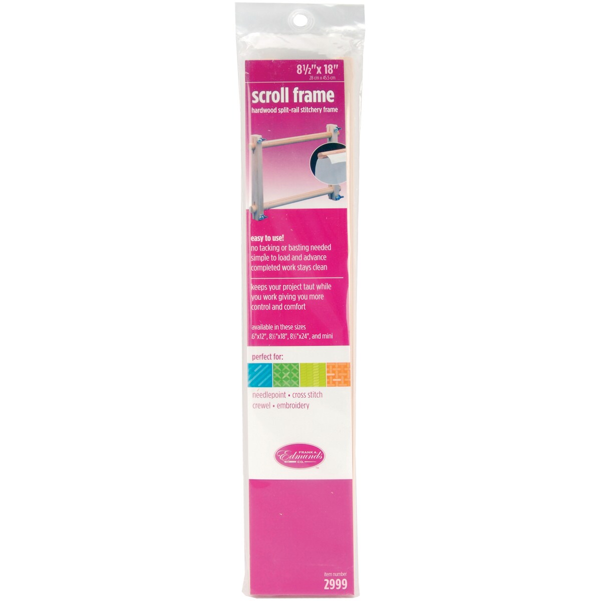 Frank A. Edmunds Split Rail Scroll Frame-8.5&#x22;X18&#x22;