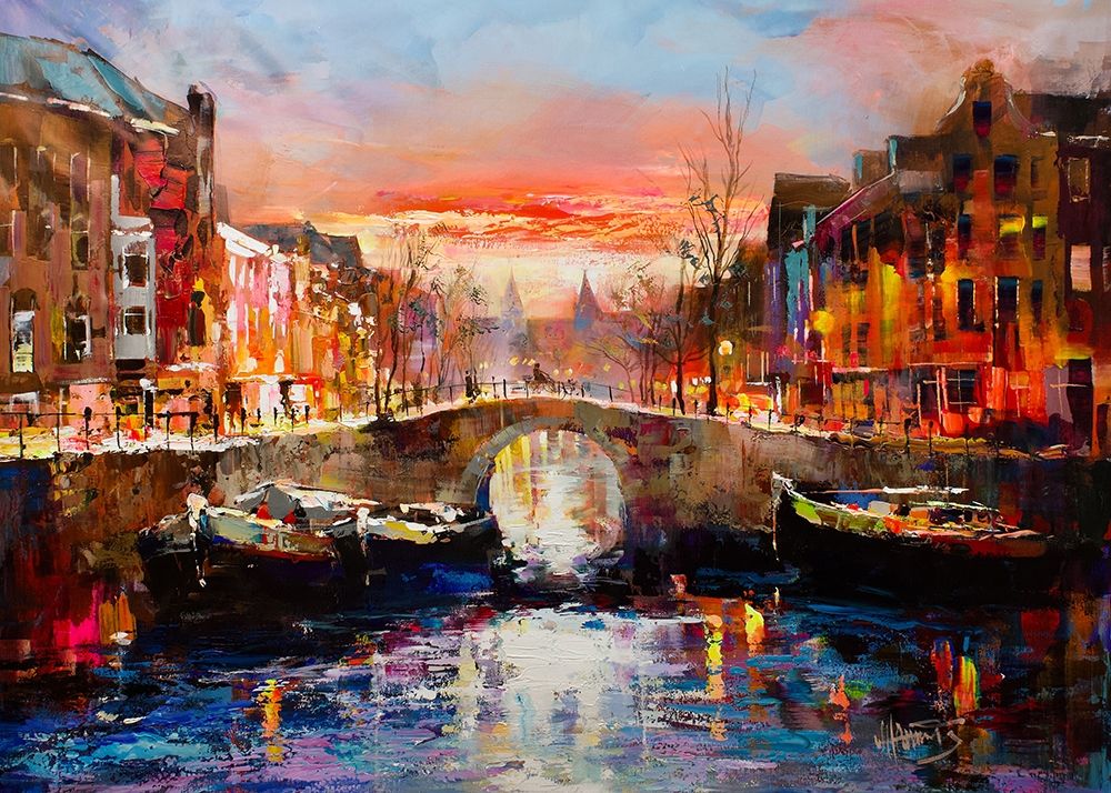 Dutch City II Poster Print by Willem Haenraets - Item # VARPDXGA0100458
