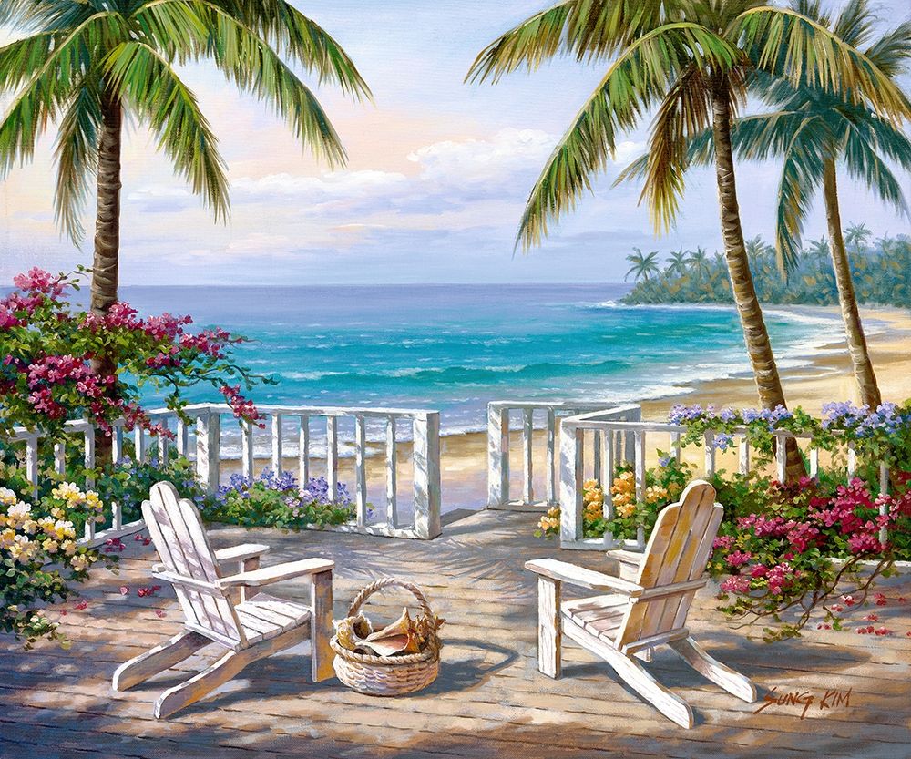 Coastal View Poster Print by Sung Kim - Item # VARPDXK2559D