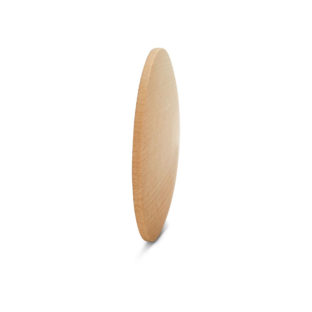 Unfinished Wood Round Discs, Domed Wooden Circle for Crafts | Woodpeckers