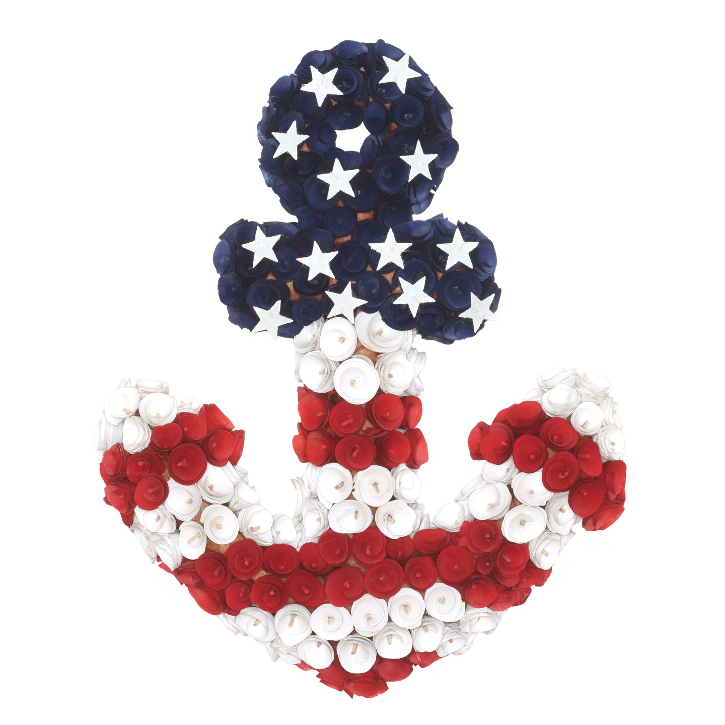 20&#x22; Red, White and Blue Anchor Decoration