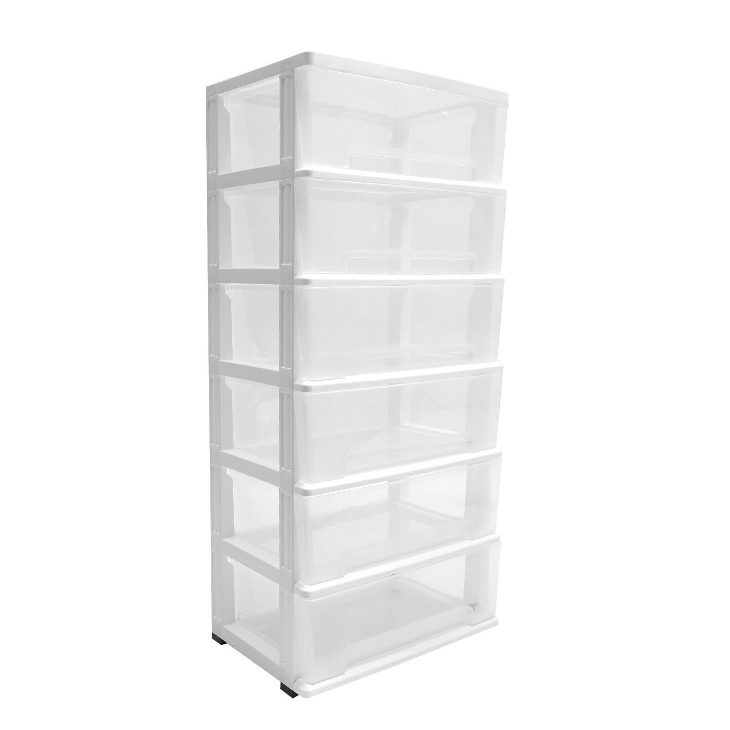 Kitcheniva Modern 6-Tiers File Storage Rolling Trolley Cart