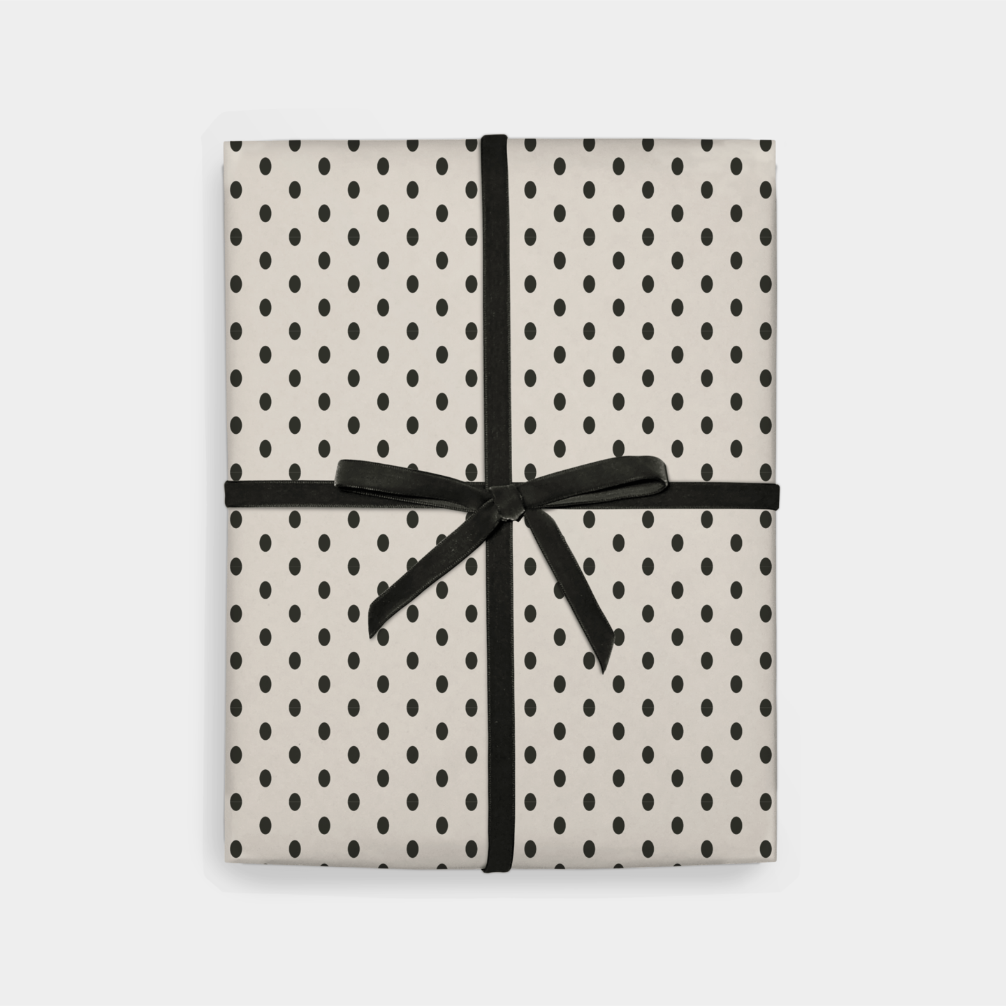 Classic Polka Dot Gift Wrap, Cream | Michaels