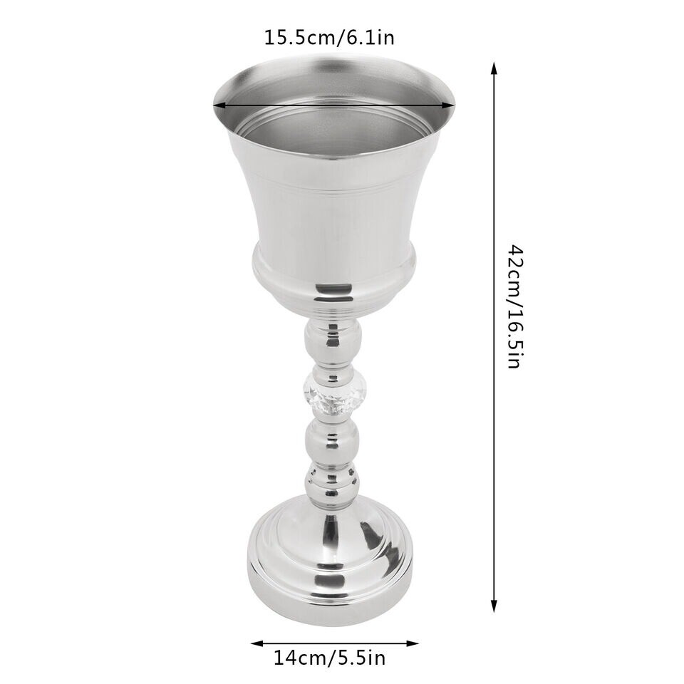10 Pcs Metal Tall Vase Trumpet Vases Wedding Centerpieces for Party Decoration