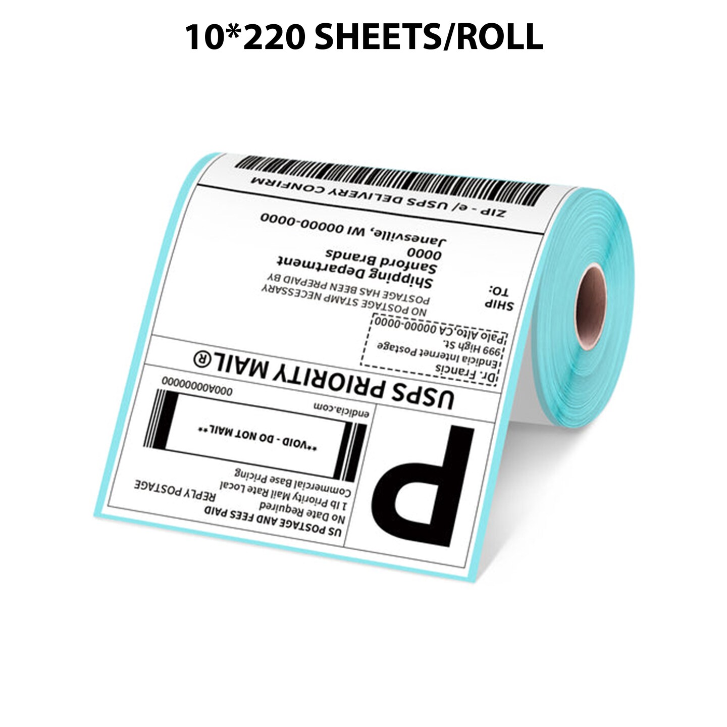 Jiose 4&#x22;x6&#x22; Direct Thermal Shipping Labels Enhance Efficiency with USPS, FedEx, and DHL Compatibility