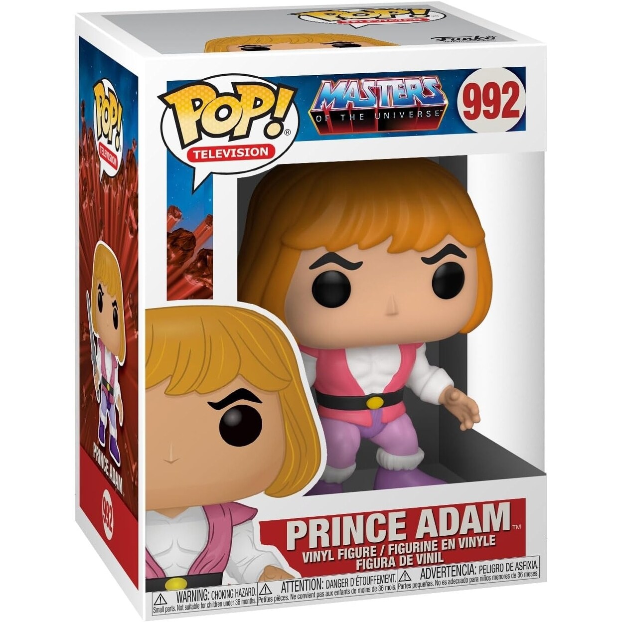 Funko Vynl Masters Of The Universe Prince Adam And Cringer 2-Pk Vinyl Figures