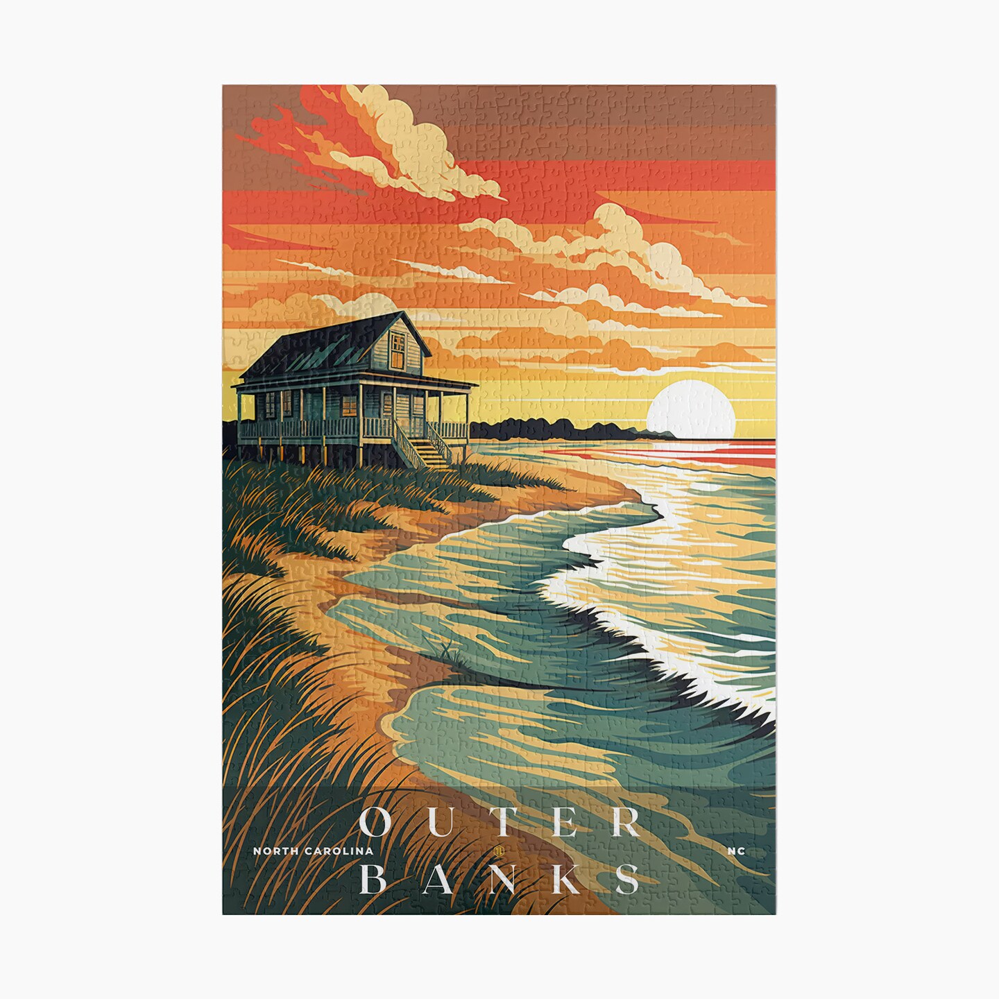 Outer Banks Jigsaw Puzzle, Family Game, Holiday Gift | S1 | MakerPlace ...